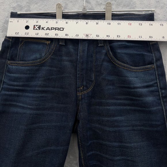 NEW HUDSON Mens Blake Slim Straight Fit Zip Fly Jeans Size 28 NWT Victory 0075 - Picture 8 of 13